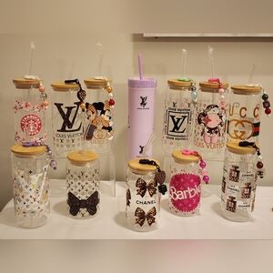 Tumbler Set With Straw